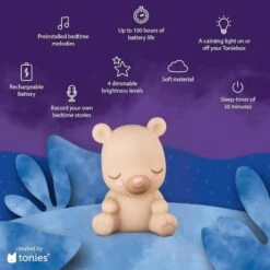 TONIES Sleepy Friends: Sleepy Bear Night Light Tonie 8 TONIES Sleepy Friends: Sleepy Bear Night Light Tonie -Tonies tonies tonie character music default sleepy friends sleepy bear night light tonie 43841033011442
