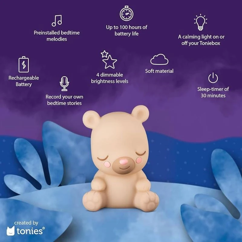 TONIES Sleepy Friends: Sleepy Bear Night Light Tonie 4 TONIES Sleepy Friends: Sleepy Bear Night Light Tonie - Image 4