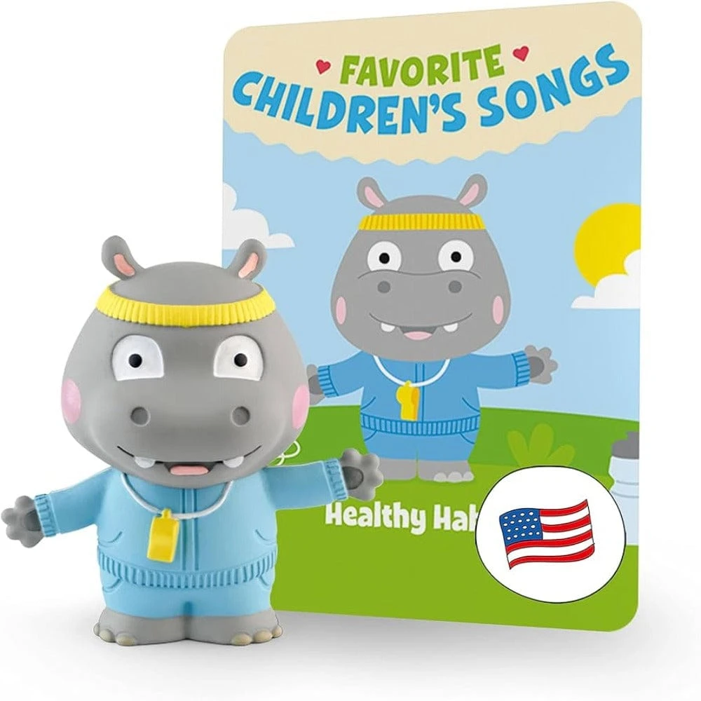 TONIES Favorite Children's Songs: Healthy Habits Hippo Tonie Character 1 TONIES Favorite Children's Songs: Healthy Habits Hippo Tonie Character